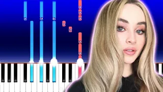 Sabrina Carpenter - how many things (Piano Tutorial)