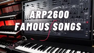 ARP 2600 Famous Songs and Sounds