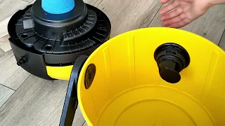 KARCHER SE 4002⚡ Jak przygotować odkurzacz piorący do pierwszego odkurzania?  How to set up Karcher?