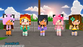 APHMAU FAMILY FRIENDS DANCE CREW | CHICKEN WINGS MEME | HERO TONIGHT DANCE - Minecraft Animation