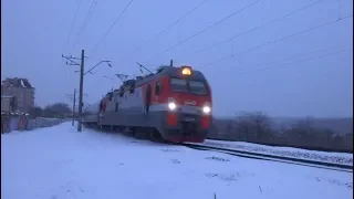 ЭП1М-759 с поездом №681/61 Кисловодск/Нальчик — Москва.