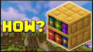 Minecraft 1.20 - How To Get & Use Chiseled Bookshelves! (Bedrock/Java)