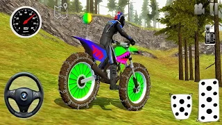 Xtreme Offroad Dirt Motorcycle Driving Simulator Online 3 Players Gameplay