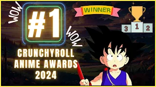 VIDEO CRUNCHYROLL ANIME AWARDS 2024 Parte 1 🍙🍣🍥⛩️