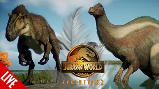 ALL FEATHERED SPECIES PARK Part 2 | Jurassic World Evolution 2 Park Build LIVE