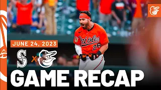 Mariners vs. Orioles Game Recap (6/24/23) | MLB Highlights | Baltimore Orioles