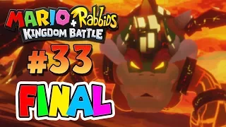 MARIO + RABBIDS KINGDOM BATTLE | PARTE #33 (FINAL) | MEGADRAGÓN BOWSER