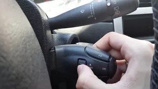 Peugeot 307 SW - Como configurar o Computador de Bordo pelo Comando de Volante sem o Radio Original