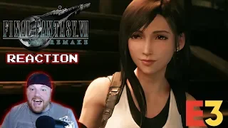 FF7 Remake E3 Gameplay and Tifa Reveal! - Krimson KB Reacts