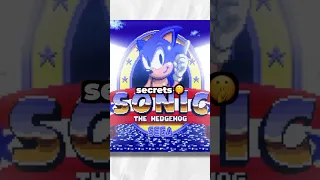 Sonic's Hidden Hack: DEBUG MODE Revealed #shorts #sonic