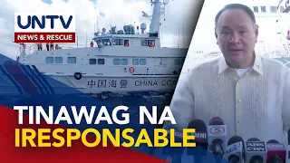 Pagharang at paggitgit ng Chinese ships sa PH vessels sa Ayungin, tinawag na iresponsable ng DND