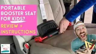 🍒 Mifold Portable Travel Booster Car Seat➔ Full Review + How to Install (Instructions)