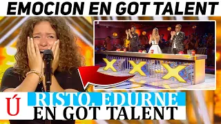 Elsa, la niña a la que Risto Mejide le dio el pase oro e hizo llorar a Edurne en Got Talent España