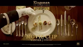 Kingsman: The Golden Circle ['Dinner | Extended' Movie Clip in HD (1080p)]