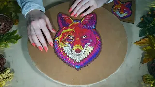 Unique wooden puzzles 🧩 ASMR 🦊