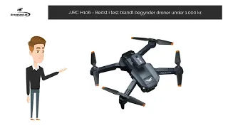 JJRC H106 mini drone - Bedst i test blandt droner under 1.000 kr.