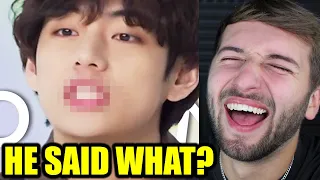 BTS TAEHYUNG being a whole MOOD for 8 minutes straight Reaction