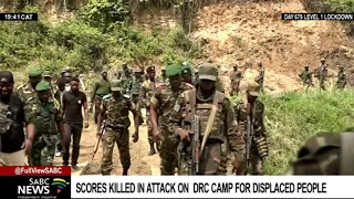 Scores killed in attack on DRC camp for displaced people