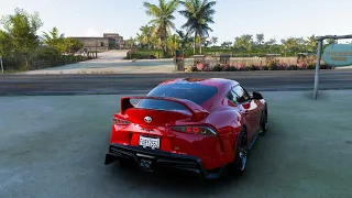 Toyota GR Supra | Forza Horizon 5 | Steering Wheel Gameplay