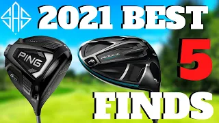 MY TOP 5 BEST GOLF CLUB FINDS OF 2021... OUTRAGEOUS DEALS!