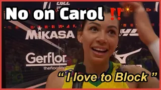 No on Carol ‼️ Queen of Blocking Ana Carolina da Silva 👑