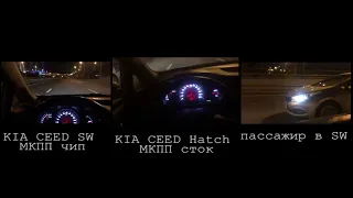 Сравнение прошитого и стокового Kia Ceed JD