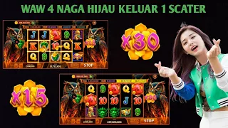 WOW !!! JACKPOT 2X 2 NAGA HIJAU DISATU SCATTER || POLA ROOM 5 DRAGON HARI INI