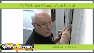 Butt Hinge Pin Removal From a Upvc Door