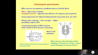 Nuclear Spectroscopy Lecture 4. part