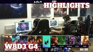MSF vs MAD - Highlights | Week 8 Day 3 S11 LEC Summer 2021 | Misfits vs Mad Lions
