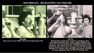 16mm Before & After: Solar Eclipse 1950s USA