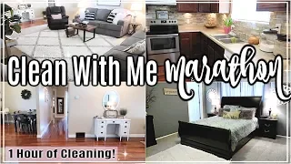 CLEAN WITH ME MARATHON | 1 HOUR OF INSANE CLEANING MOTIVATION