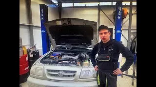 Suzuki Grand Vitara V6 H25A.  Установка причин стука двигателя и  причины повышенного расхода масла.