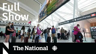 CBC News: The National | Airport delays, Apple security flaw, 80 years after Dieppe