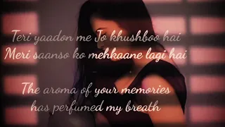 Teri yaad bahut aab aane lagi hai lyrics with English translation