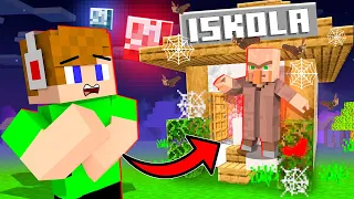 1000 ÉVE ELHAGYATOTT ISKOLA A MINECRAFT-BAN! 😱