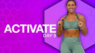 45 Minute Upper Body Strength & Jump Rope Workout | ACTIVATE - Day 8