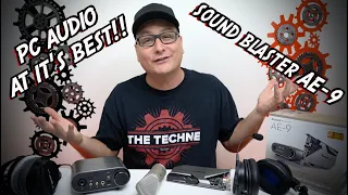 AMAZING PC AUDIO SET UP! Sound Blaster AE-9 Review