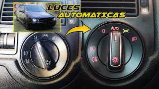 Luces Automáticas para mi Golf GTI / Nuevo Euroswitch con sensor / Botón Quemacocos