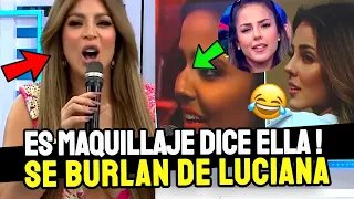 SHEYLA ROJAS bromeó así al ver el antes de LUCIANA FUSTER y la evidencian en vivo.