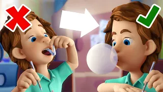 The RIGHT Way to Chew Gum! | The Fixies | Animation for Kids