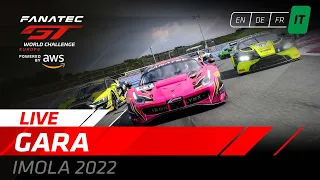 LIVE | Full Race | Imola | Fanatec GT World Challenge Europe Powered by AWS. 2022 - (Italiano)