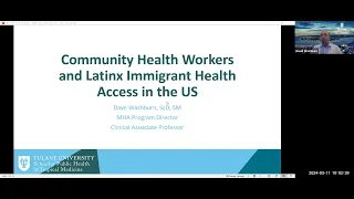 Community Health Workers and Latinx Immigrant Health Access in the US: Dr  David Washburn