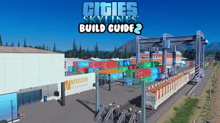 Why You Need These SUPER Cargo Train Hubs In Cities Skylines! | 25 Tiles Build Guide