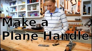 Making a Plane Handle from Mahogany Wood