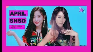 SNSD & APRIL - Oh! My Mistake / Trick [ MONNYARCADE MASHUP 🎵 ]