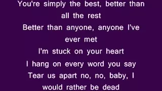 Tina Turner Simply the best-Lyrics