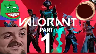Forsen Plays Valorant   - Part 1 (With Chat)