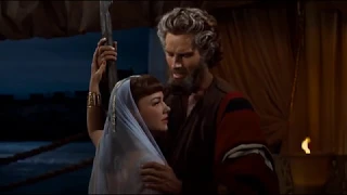 Moses Meets Nefretiri - The Ten Commandments 1956