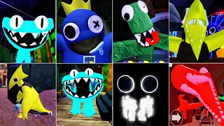 Rainbow Friends Chapter 2 All Jumpscares | Rainbow Friends Chapter 2 All New Monsters Jumpscares